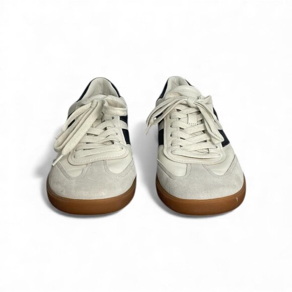 Vince Oasis Leather Sneakers In Milk/Night Blue | Women’s Size EU 38.5 / US 8) - Picture 2 of 6